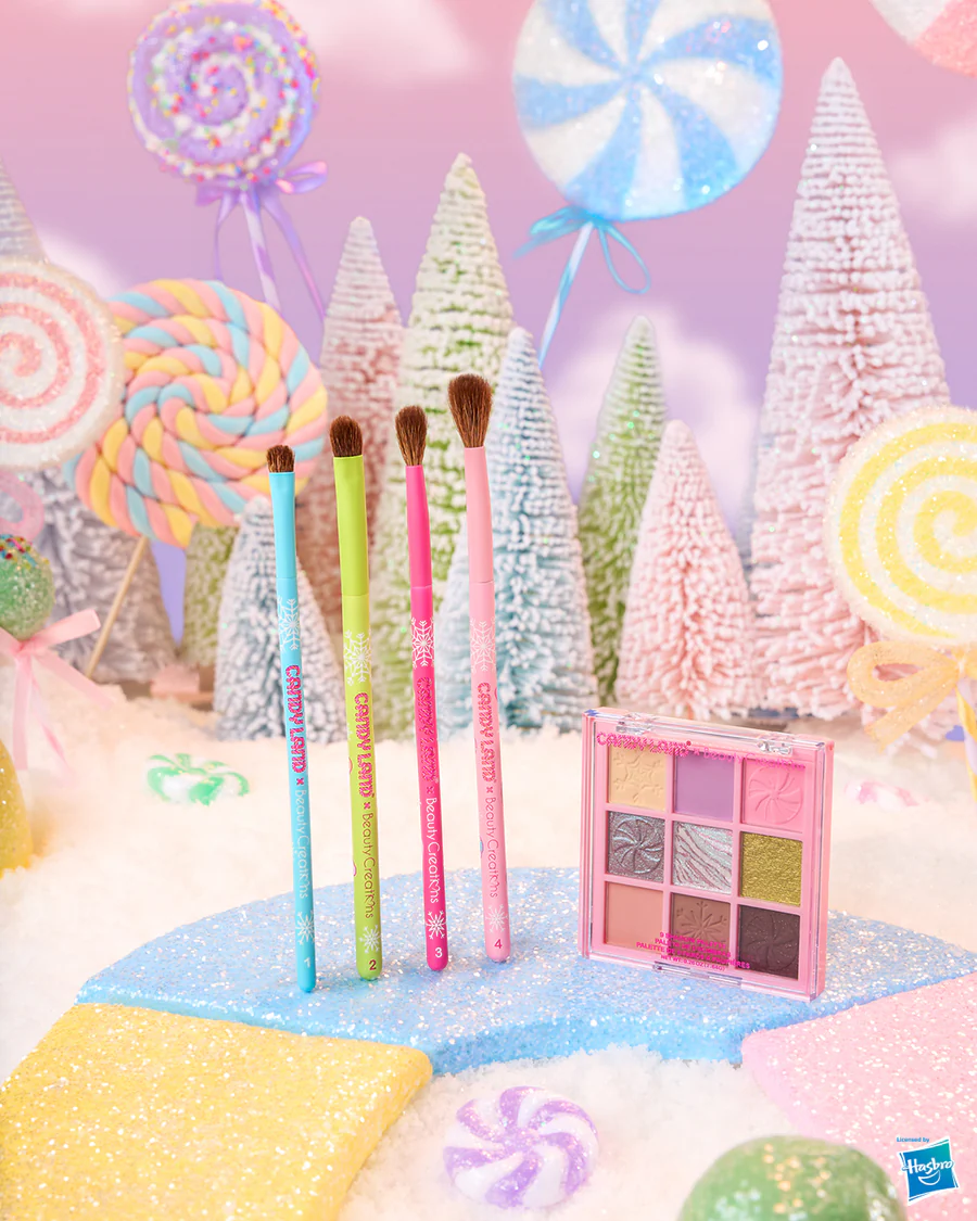 CANDY LAND X BEAUTY CREATIONS SUGAR HIGH SHADOW PALETTE & 4-PIECE BRUSH SET - Imagen 2