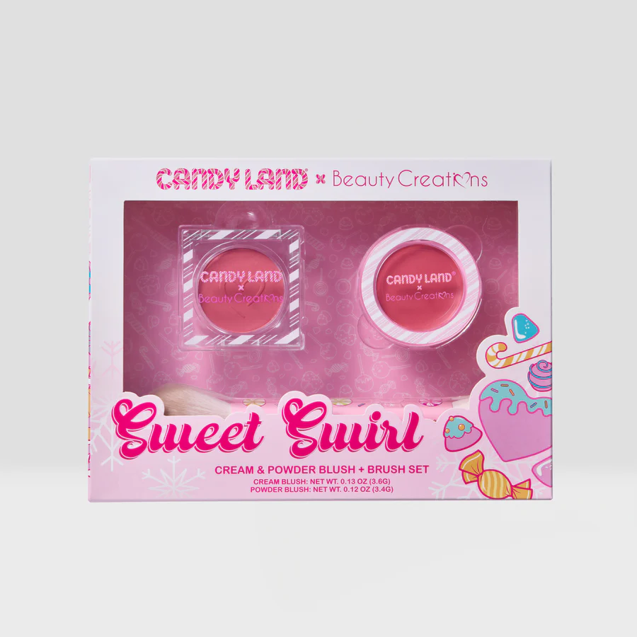 CANDY_LAND_X_BEAUTY_CREATIONS_SWEET_SWIRL_CREAM_AND_POWDER_BLUSH_&_BRUSH_SET_SUPERNATURAL_HN CANDY LAND X BEAUTY CREATIONS SWEET SWIRL CREAM AND POWDER BLUSH & BRUSH SET - Imagen 1