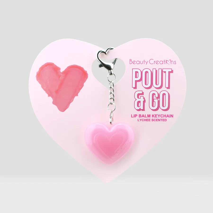 POUT_&_GO_LIP_BALM_KEYCHAIN_LYCHEE_SCENTED_SUPERNATURALHN POUT & GO LIP BALM KEYCHAIN - Imagen 1