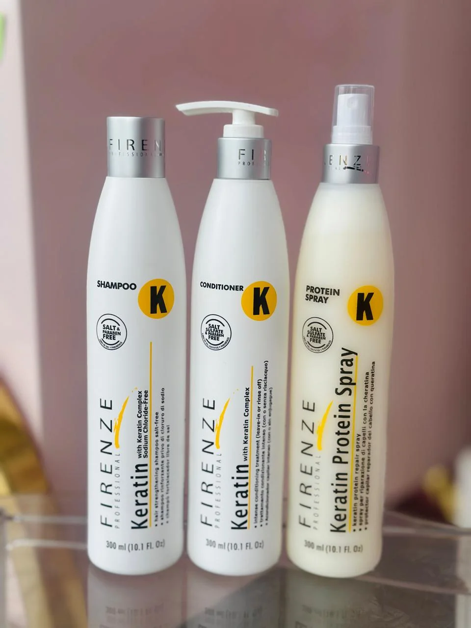 FIRENZE KERATI SET F2 SUPERNATURALHN FIRENZE KERATIN SET DE 3 - Imagen 1